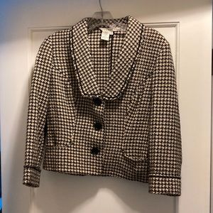 Studio M houndstooth crop jacket